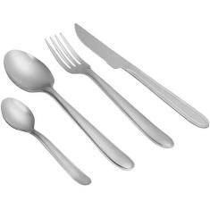 Faqueiro 24 Peças Compacto Siena Inox - Brinox, Inox, 24 peças