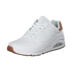 Skechers Uno feminino - Adequado para o ar, Branco, 39