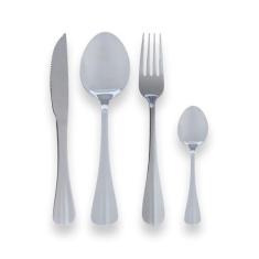 Faqueiro 24 peças de Inox Positano Lyor, Inox, 24