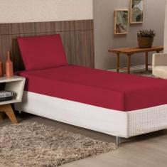 Lençol Cama de Solteiro Com Elástico Premier 170 Fios 1,88m x 0,88m - 