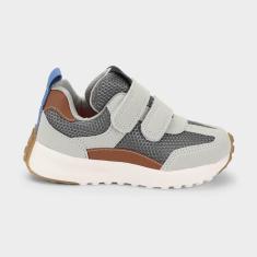 Tênis Infantil Bibi Jogging Cinza-Masculino