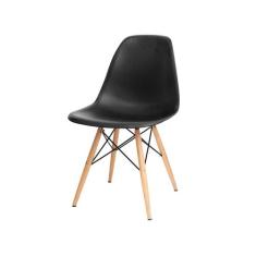 Cadeira Eames DSW Base Madeira - Preta - ordesign, Preto, 01