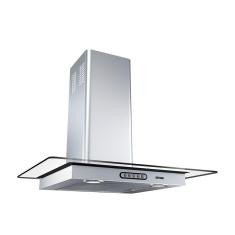 Coifa De Parede 60cm Vidro Reto Duto Slim Fogatti Inox 220v