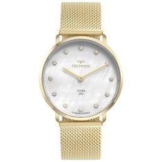 Relógio Technos Feminino Elegance Slim Dourado 2025Ltu/1B