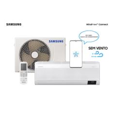 Ar Condicionado Split Inverter Samsung WindFree Connect Sem Vento 9000 BTU/h Frio AR09BVFAAWKNAZ - 220 Volts