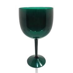 Kit 4 Taças Gin Verde Translúcidas 550ml - KrystalON