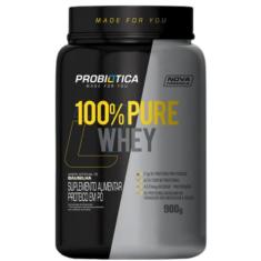 100% Pure Whey Pote 900G - Probiótica - Probiotica