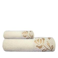Jogo De Toalhas Luxo Guadalupe 2 Peças Gigante 500G/M
