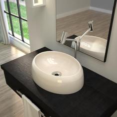 Kit Cuba Ov39 C/válvula 1 Polegada e Sifão Pvc e Flexível Compace Bege