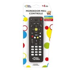 Brinquedo Mordedor Macio No Formato De Controle Remoto Com Cheirinho