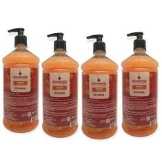 Kit 4 Sabonete Líquido Perfumado 1 Litro Grande Hidratante PH Antialér