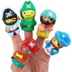 Dedoches Brinquedo Aventura Piratas Divertidos - Castela