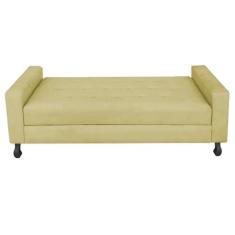 Recamier Calçadeira Sofá Dama  1,60 cm Queen Size Baú Quarto Sala mate