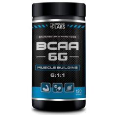 Amino bcaa 6g 120 cápsulas 60 doses - anabolic labs