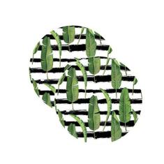 Sousplat Folhagem - NSW, Sem base, 2 Peças