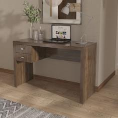 Escrivaninha 2 Gavetas ME4123 Tecno Mobili Nogal