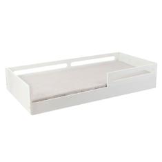 Cama Montessoriana Tivoli com Grades de proteção - Branco