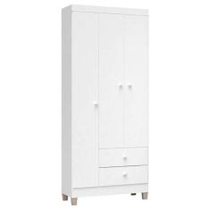 Guarda Roupa Infantil Ternura Baby 3 Portas Branco  Incorplac - INCORP