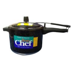 Panela de Pressão 4,5 Litros - Vieggio, Preto