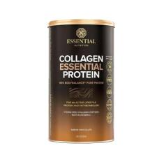 Collagen Essential Protein Sabor Chocolate Essential Nutrition 432,5g 