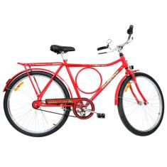 Bicicleta Aro 26 Monark Barra Circular 529356 - Vermelho