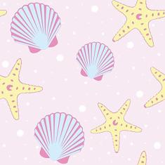 Papel de Parede Concha Sereia
