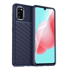 Capas para Samsung Galaxy A41.Caso básico,Botão de pressão flexível / 360 ° Proteção completa,Sensação arenácea