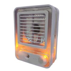 Ventilador Umidificador Agua De Mesa Touch 3 Velocidades Led Usb Estud