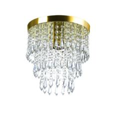 Lustre De Cristal Acrilico Manucrillic Dourado Maravilhoso - MARRYLUZ
