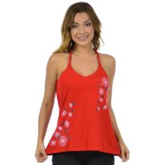 Blusa Encanto Fenomenal (sem elasticidade), Vermelho, M