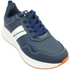 Tênis Molekinho Infantil Menino para o Dia a Dia, Marinho, Branco, Men