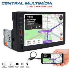 Central Multimídia 7 Polegadas 1 Din Fiat Stilo 2007 2008 2009 2010 20