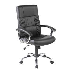 Cadeira de Escritório Presidente Giratória Office Plus Preta
