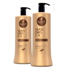 Kit Mandioca Haskell Shampoo e Condicionador 1L