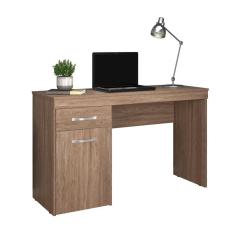 Escrivaninha Com 1 Porta 1 Gaveta Vitória Nogal Nogal