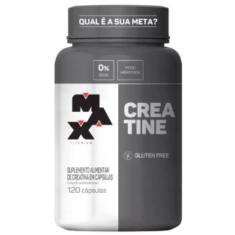 Creatina Monohidratada 100% Pure em Cápsulas (120 Caps) Max Titanium