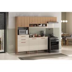 Cozinha Compacta Atualle Fortaleza 187cm 7 Portas 2 Gavetas MDP