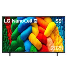 Smart Tv LG 55" NanoCell 4K Ultra HD WebOS 25 AI Magic Alexa 55NANO80A