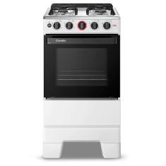 Fogão Esmaltec 4 Bocas Ideal Super Acendimento Automático Branco Bivolt F4IAB4121BR