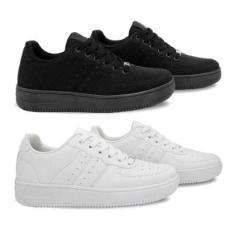 Kit 2 Tênis Street Ollie Juvenil Kings Menino Conforto-Masculino