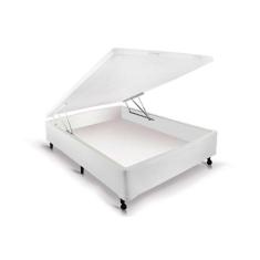Cama Box Baú Universal Viúva Courano White New (128x188x35) - Castor