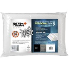 Travesseiro Personal Mix 3 Fibrasca Íons Prata, 1