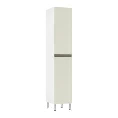 Paneleiro Simples 40cm 2 Portas Pérola Branco Polar C/Kash