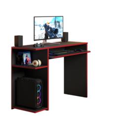 Escrivaninha Gamer Para Computador Com Prateleira E Espaço Pa