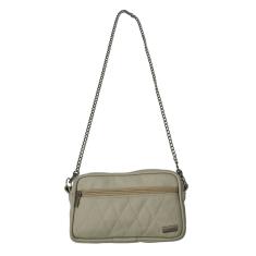 Bolsa Feminina Transversal Couro Bege - Coutre Bolsas
