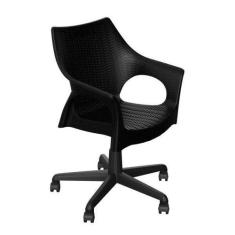 Cadeira para Escritório Decorativa tipo Rattan Relic - Grifit