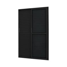 Porta de Alumínio Correr 210x200cm 3 Folhas Atlântica