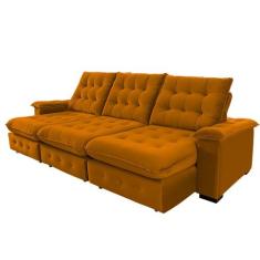 Sofá Coliseu 2.90m Retrátil e Reclinável Super Pillow  - Sofisticato, 
