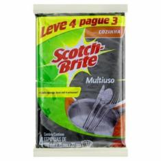 ESPONJA 3M SCOTCH BRITE MULTIUSO 4un