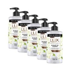 Kit 5 Sabonetes Líquido Lux Botanicals Buquê de Jasmim 500ml